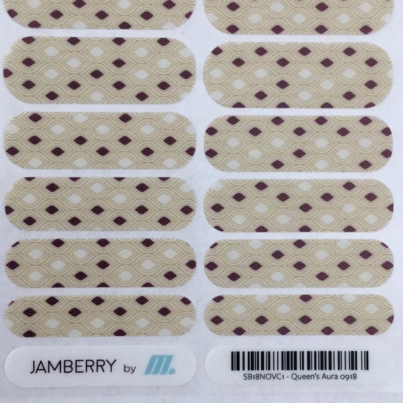 Jamberry Nail Wraps “Queen’s Aura” New Unused in Original Packaging - Picture 4 of 5